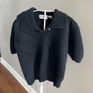Vintage short sleeve sweater